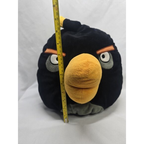 Angry Birds Rovio Black Bomb Character Stuff Plush Toy Pillow 12 Inches - Picture 2 of 12